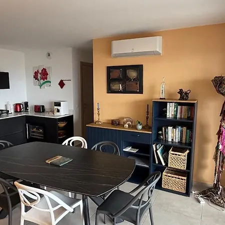 Superbe 3 Pieces Vue Mer, Climatise, Avec Parking 아파트 아작시오